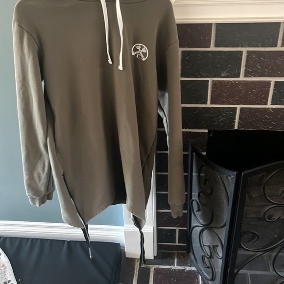 Civil Regime Extended Zip Reverse Scallop Brawler Hoodie. - Picture 8 of 13